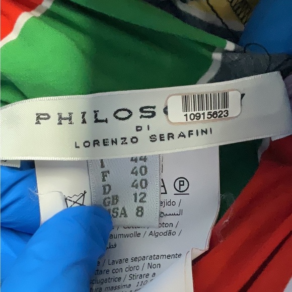 Philosophy Di Lorenzo Serafini Women’s Size 8 Multicolored Cocktail Dress - Picture 5 of 6